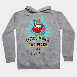 Little Man's Car Wash and Detail - Fun Kids Shirt Hoodie